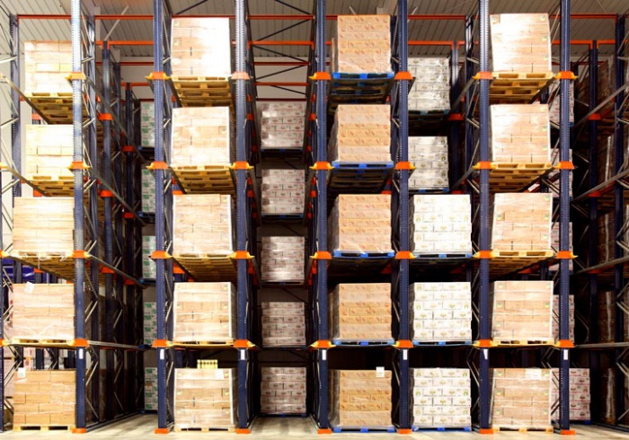 Набивные паллетные стеллажи